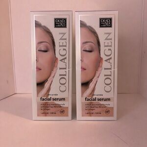 Dead Sea Collection Collagen Facial Serum Anti-Wrinkle 1.69oz 2pack